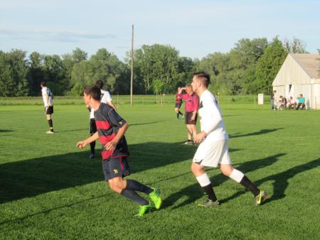 Nogometna tekma NK Teleing - KMN Old Boys MS, maj 2014 6